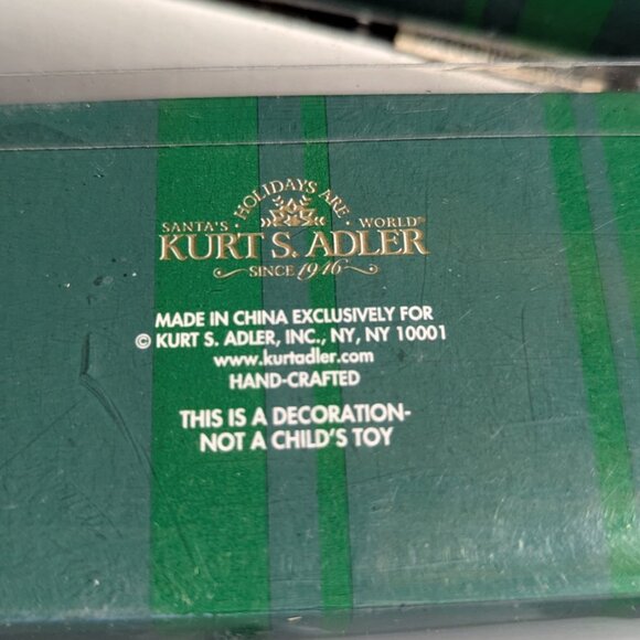 🎄 Set of 18 Vintage-Style Glass Ornaments - Card holders - Kurt Adler - Picture 8 of 12